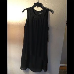 Leslie Fay black sleeveless dress size 14